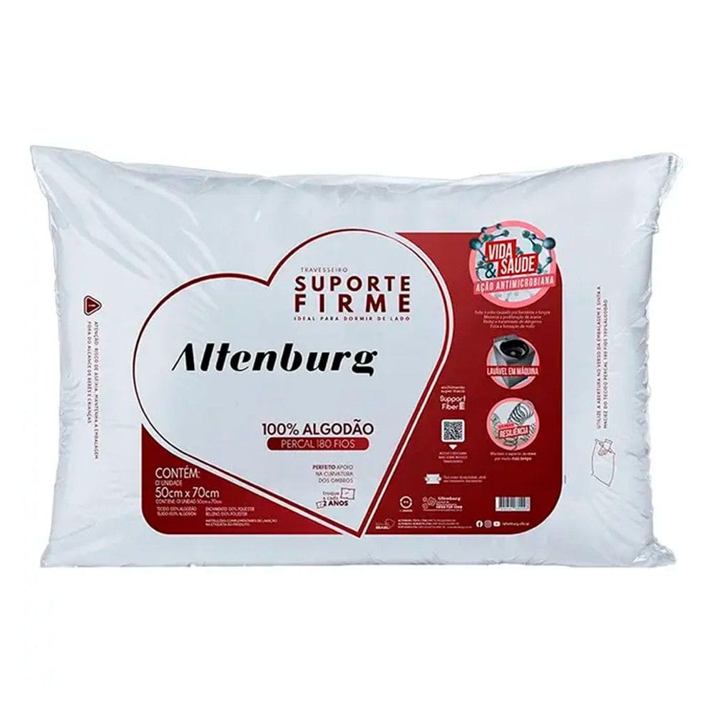 Travesseiro Altenburg Suporte Firme Poliéster