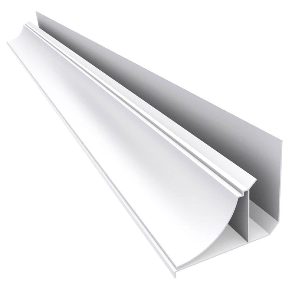 Acabamento Em Pvc Nobre 6 Metros Branco - 0005.1 - Plasbil