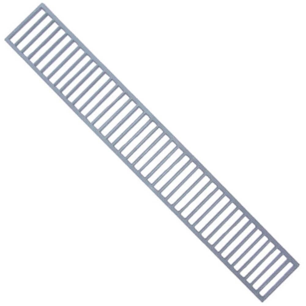 Grelha Alumínio Reta Polida 13,5x100 - Lgmais Grelha Aluminio Reta Polida 13,5x100 Lg Lgmais