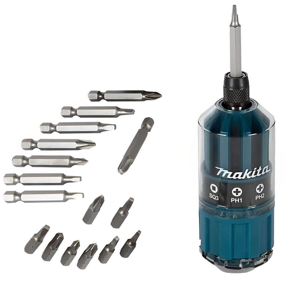 Jogo De Chaves Com Kit Bits 18 Peças - B-28896 - Makita