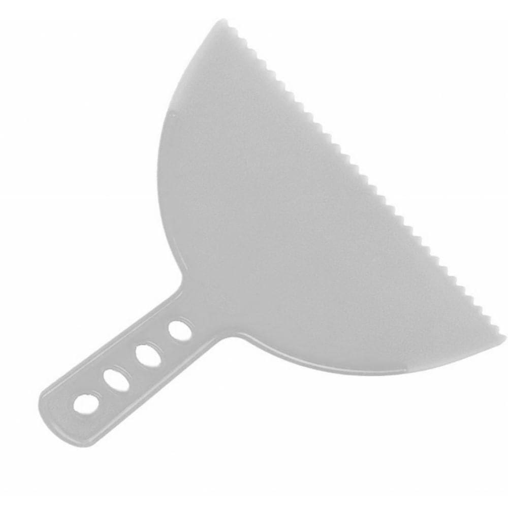 Espátula Plástica Dentada Cinza 200mm - 0.2584 - Compel Espatula Plastica Dentada Cinza 200mm - 0.2584