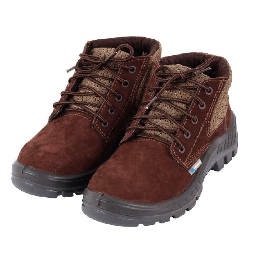 Botina Nobuck Café Tamanho 43 -700312-43 - Marluvas