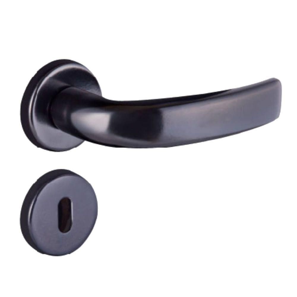 Fechadura Galaxy Interna Preto Fosco - 82512 - Aliança Fech.galaxy - Int. 4182 Preto Fosco - 82512 - Aliança