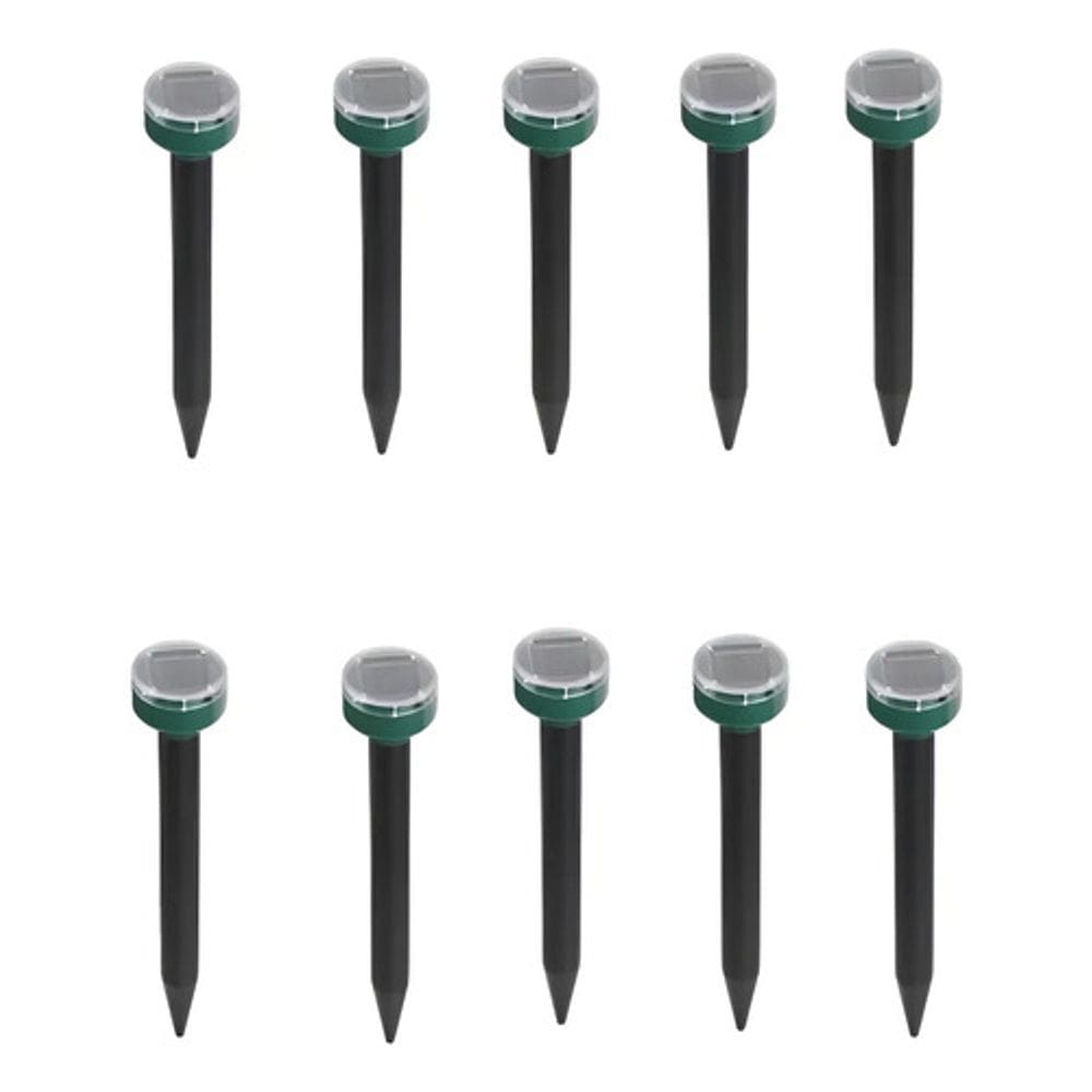 Kit 10 Repelente Ultrassônico Espanta Animal C/ Painel Solar