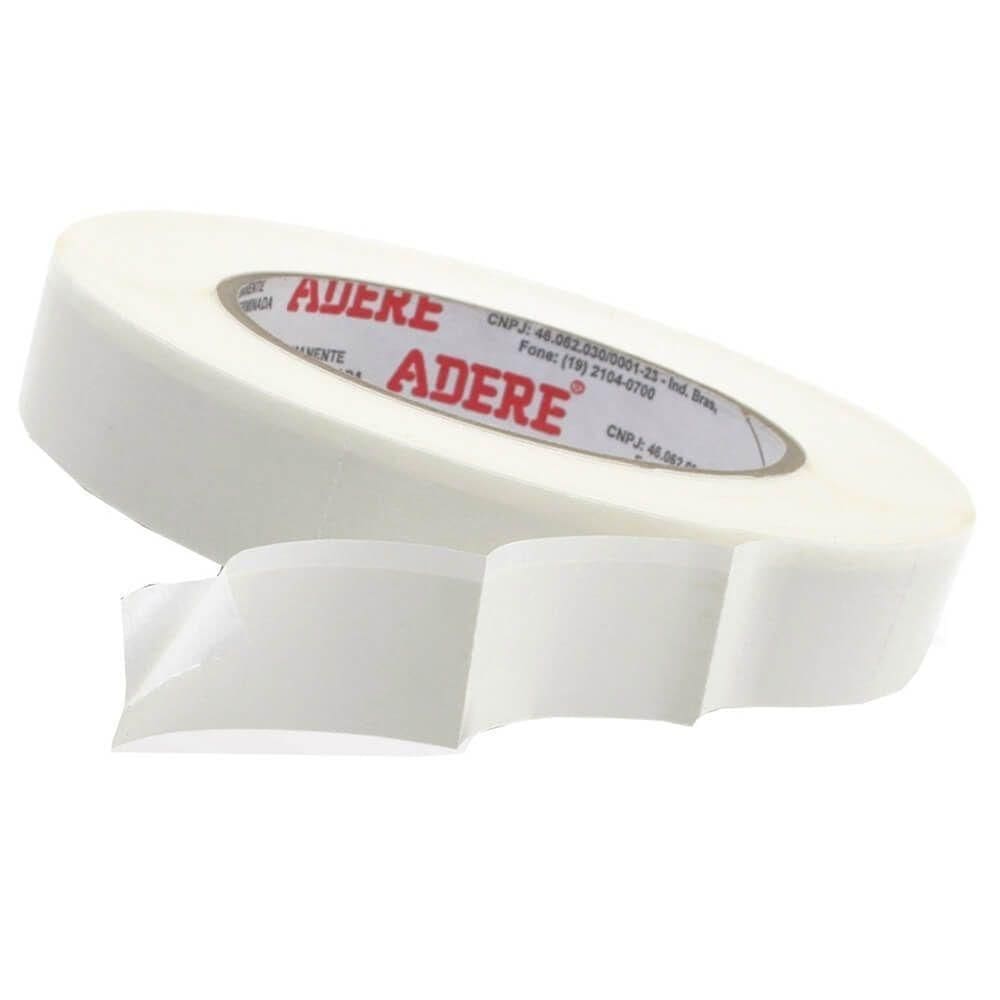 Fita Dupla Face Picotada Com Recuo 22mm X10 Metros - 4594s- Adere Fita Dupla Face Picotada C-recuo 22x10 459-4-s