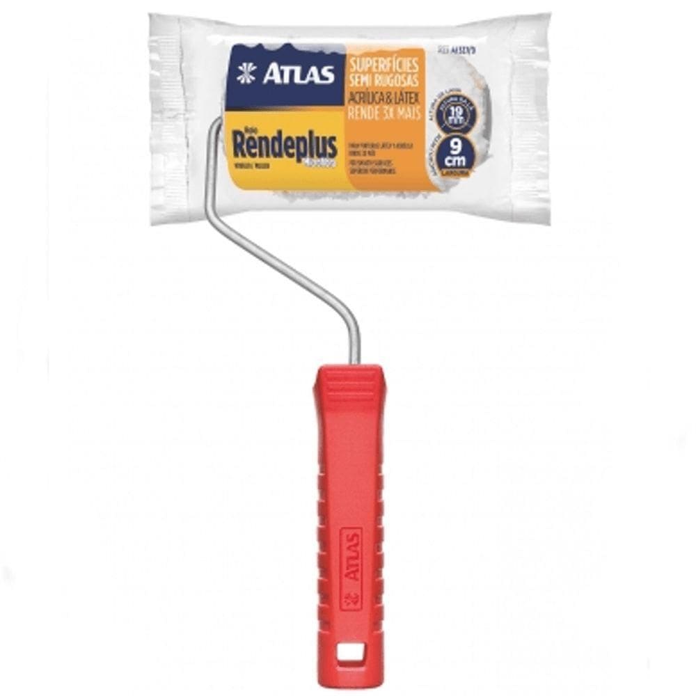 Rolo Rendeplus 9cm Alta Manta 19mm - At327-9 - Pinceis Atlas Rolo Rendeplus 9cm Alt.manta 19mm Atlas At327-9