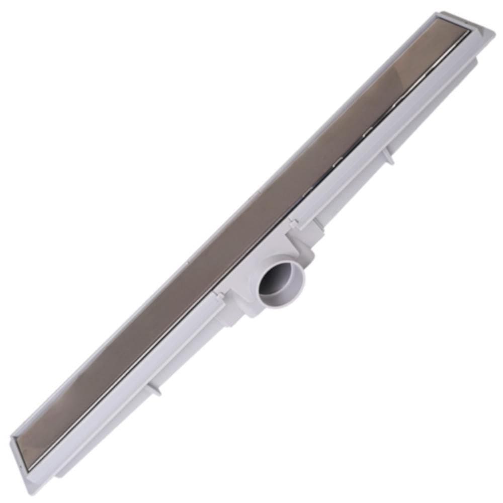 Ralo Linear com Grelha em Inox Luxo 5cm x 70cm - 1446 - ESTRELA