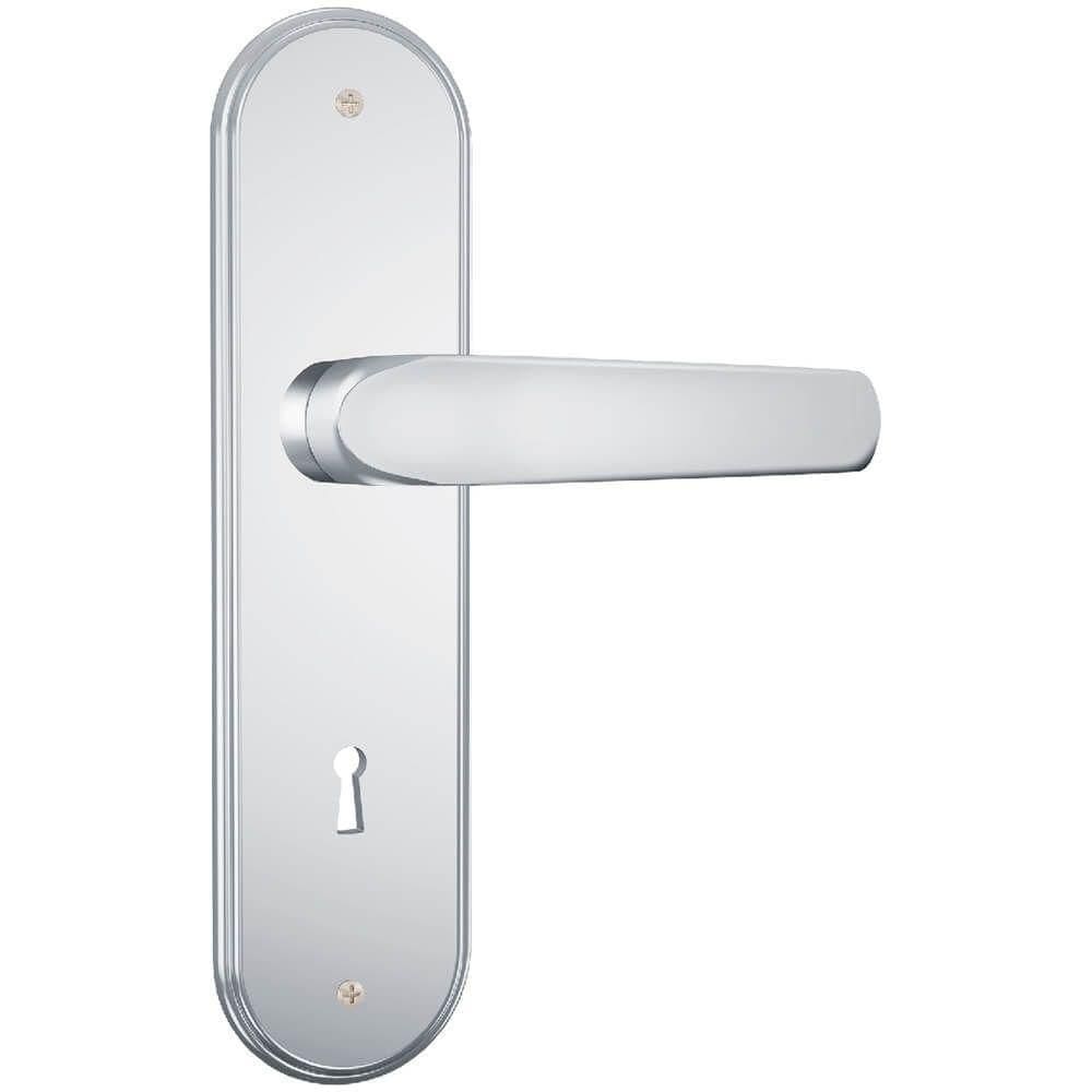 Fechadura Genoa 1610-09 Espelho Largo Em Inox Para Interior - 33580 - Stam