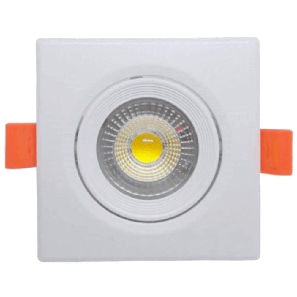 Mini Spot Quadrado Superled 3 Watts 3000k - 05613 - Ourolux