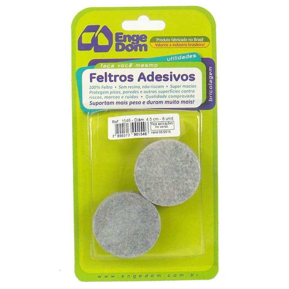 Feltro Protetor Adesivo 4,5cm - 1546 - ENGEDOM