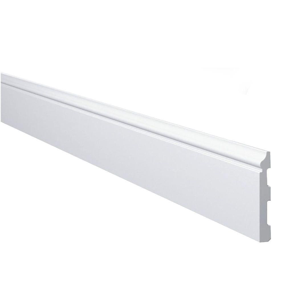 Rodapé De Poliestireno Fl1 Diy 12x80x2440mm - 112018 - Nmc