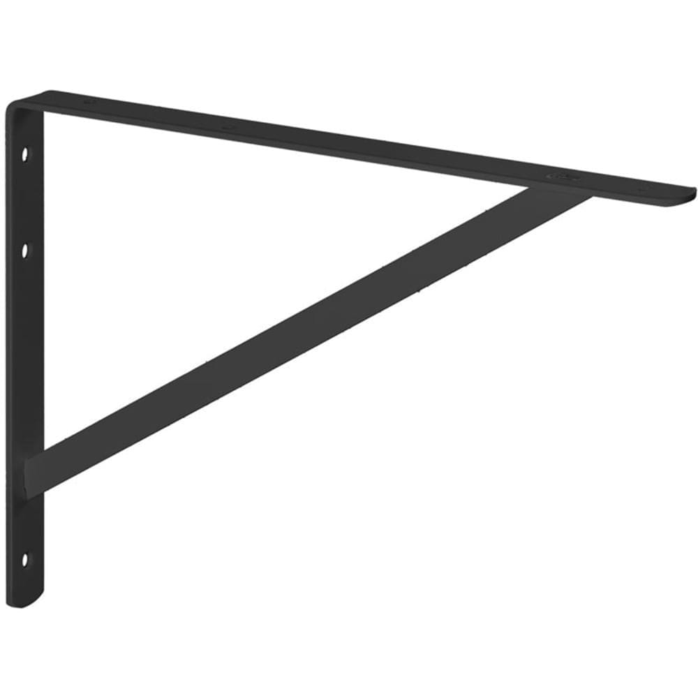 Mão Francesa Leve 20 cm Preta - MFL-20-PR - MULTIVISÃO