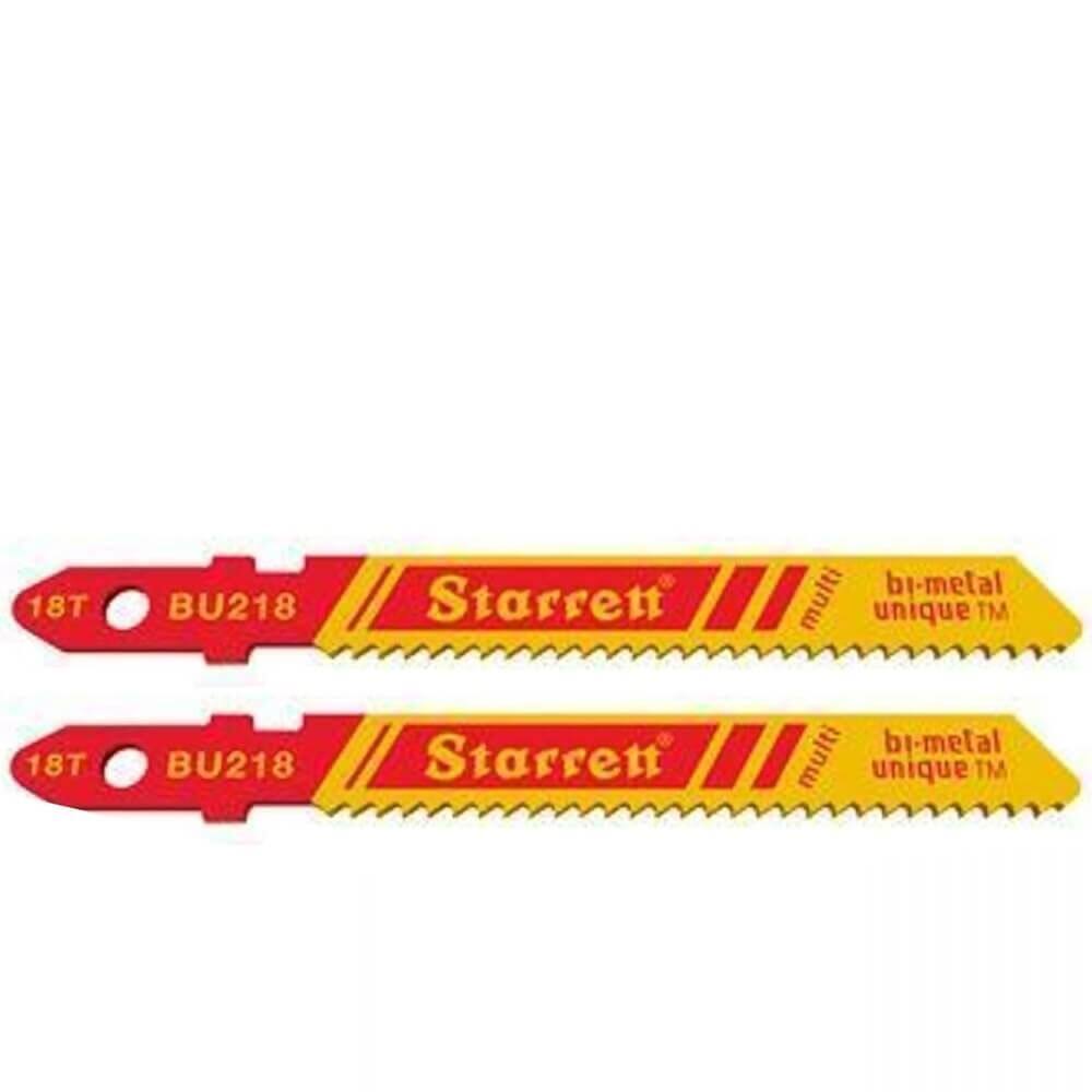 Serra Tico-Tico Multi 50mm 18 Dentes com 2 Peças - BU218-2 - STARRETT