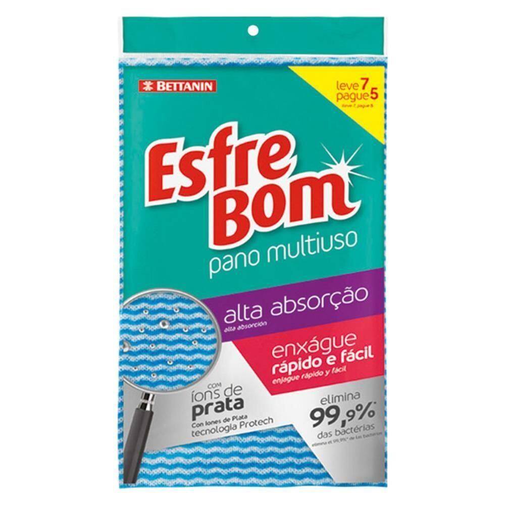 Pano Esfrebom Multiuso Almofada Leve 7 Pague 5 - Btn490557 - Bettanin Pano Esfrebom Multiuso Leve 7 Pague 5 Btn490557
