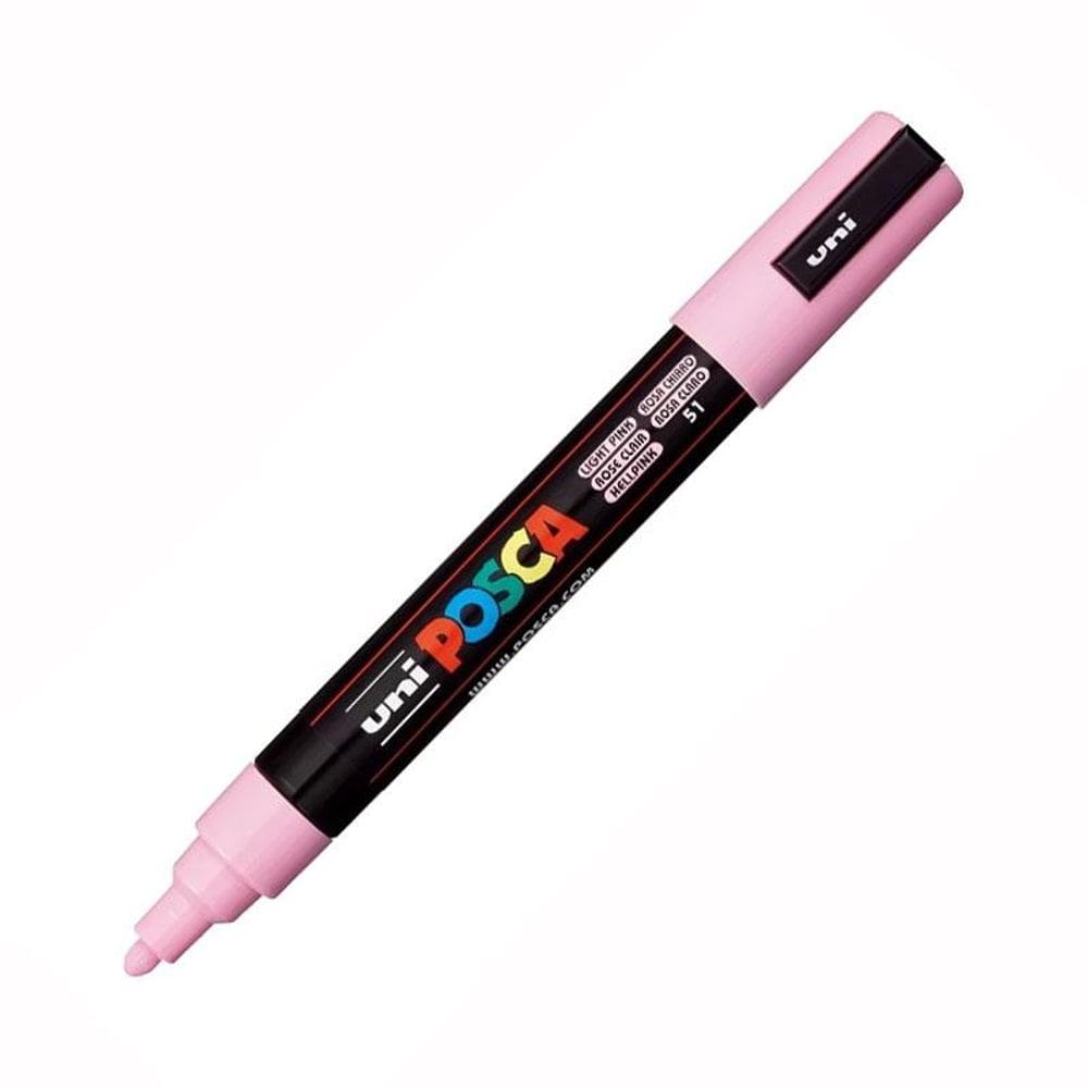 Caneta Posca PC-5M Rosa Claro - Uni-Ball