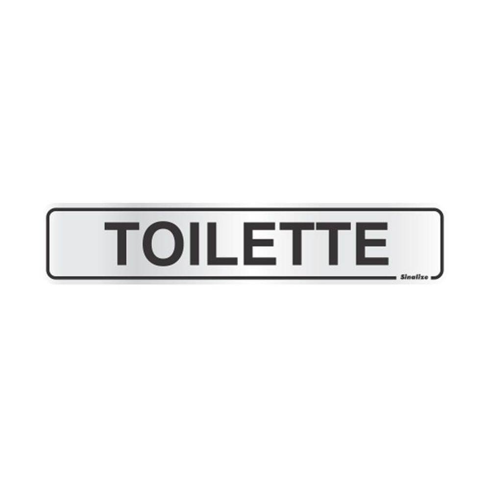 Placa de alumínio toilette 100AP Sinalize