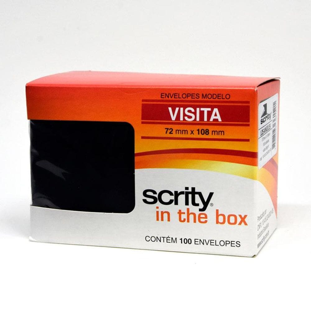 Envelope Color Plus Los Angeles 72x108mm - caixa com 100 unidades - Scrity