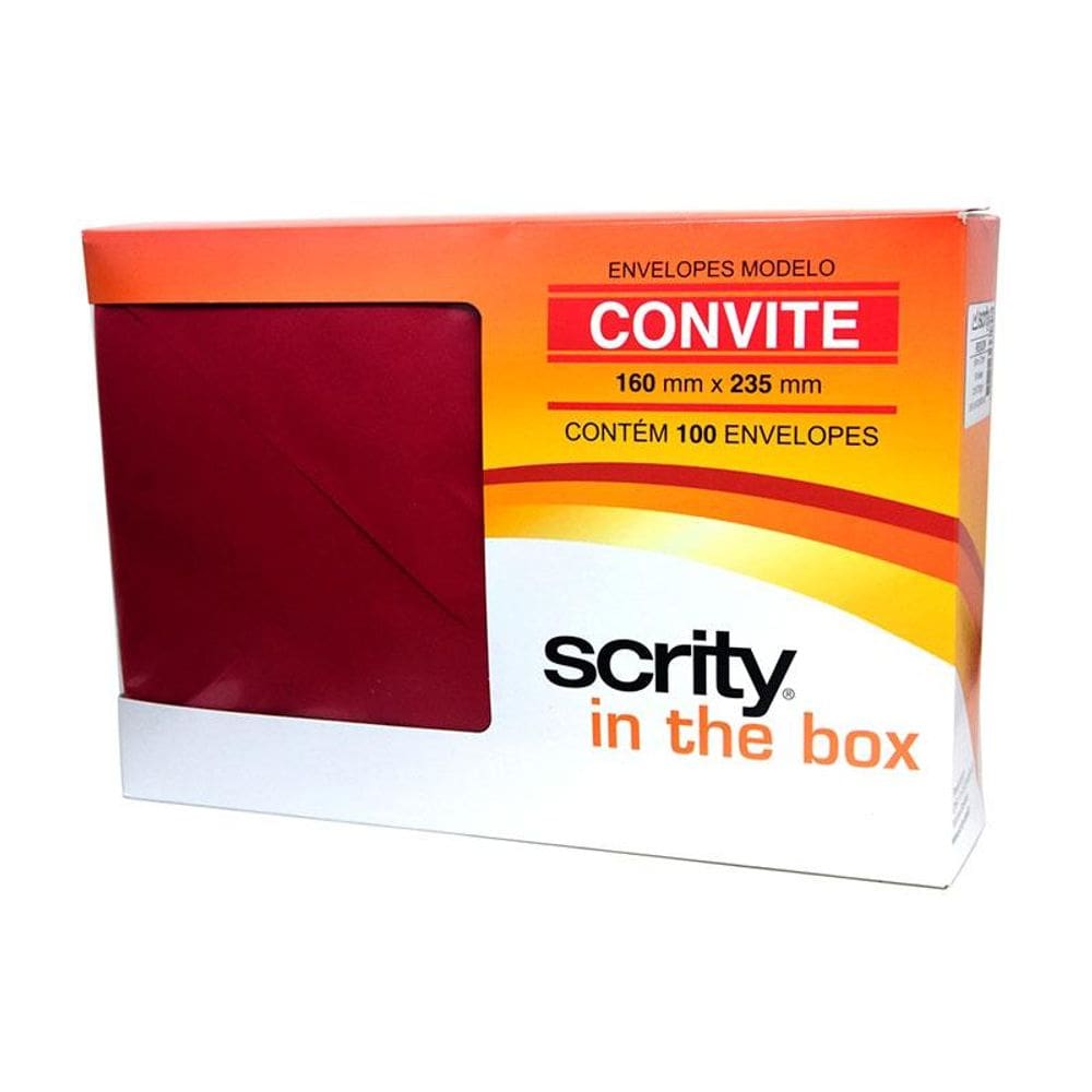 Envelope Color Plus Pequim 160x235mm caixa com 100 unidades Scrity