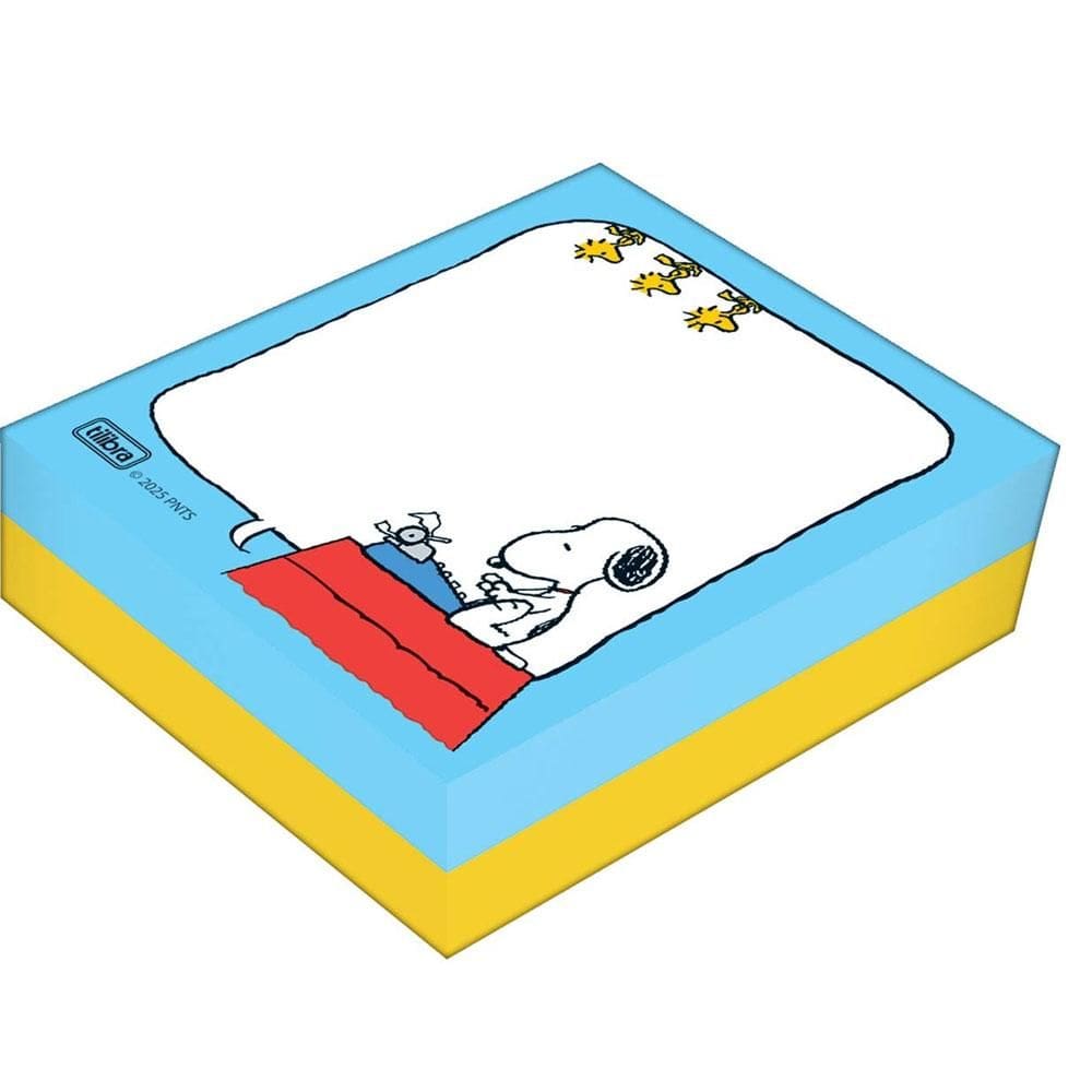 Bloco recado Tilembrete Snoopy 80x91mm 100 folhas - Tilibra