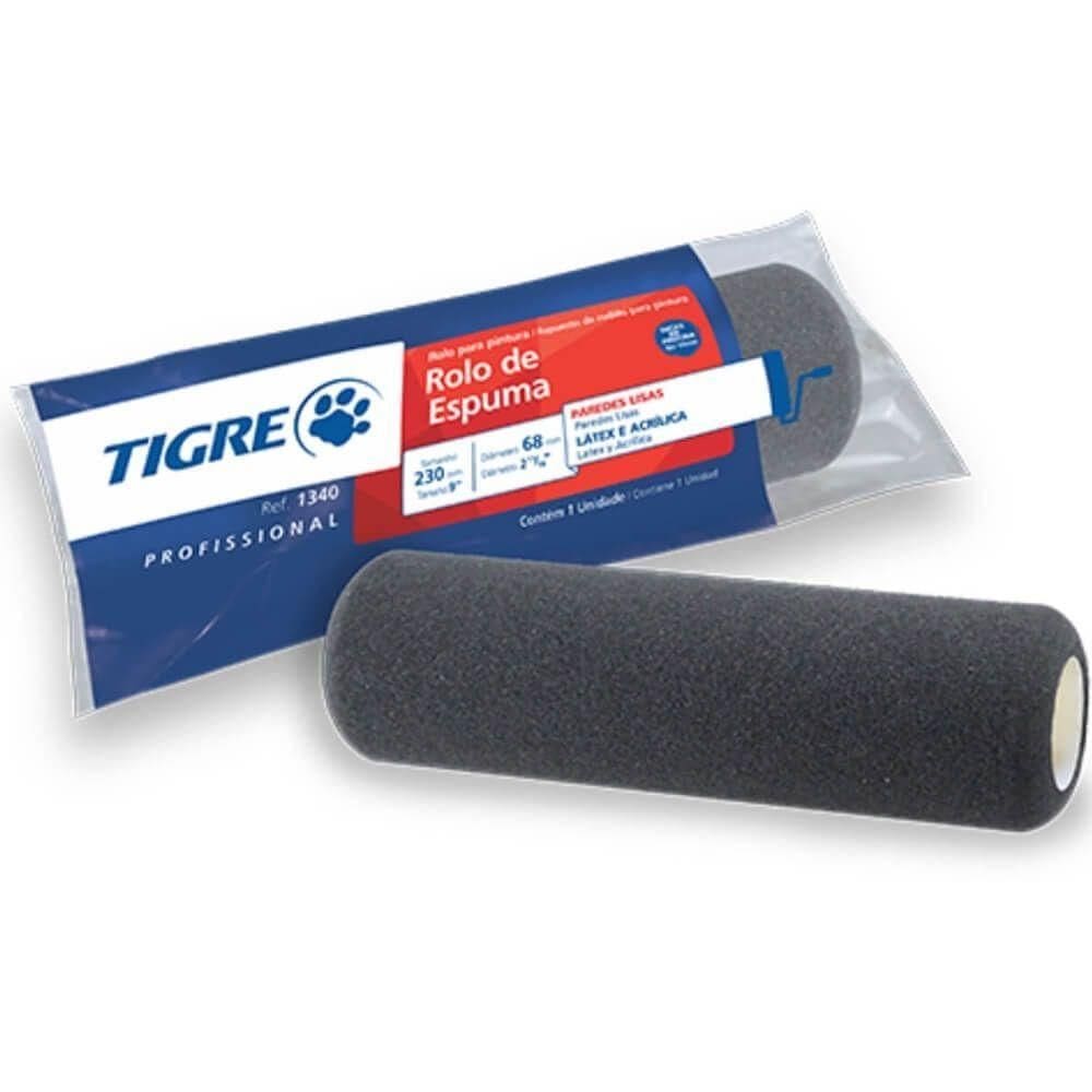 Rolo De Espuma 23cm 1340-230 - 61340230 - Pincéis Tigre