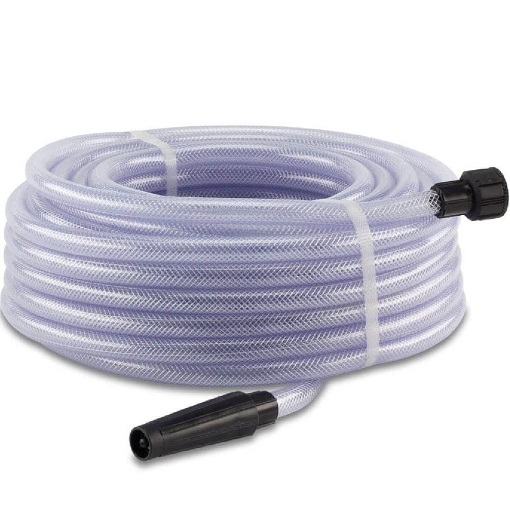 Mangueira Trançada Transparente Com Engate E Esguicho 7-16” 10 Metros - 190400087 - Forceline