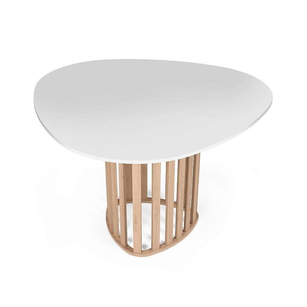 Mesa de Jantar Orgânica 4 Lugares 120x118cm - Straub Web