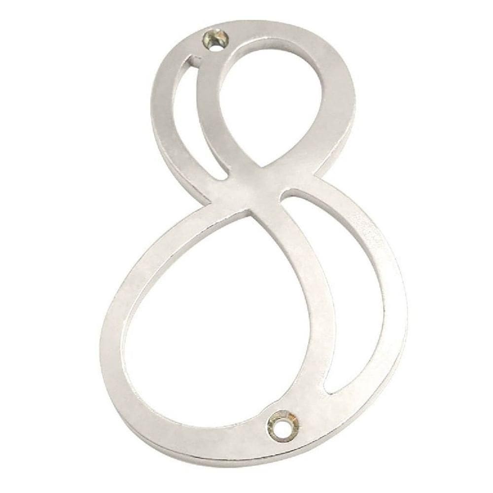 Número Residencial Em Zamak Niquelado 8 - 95769 - Silvana