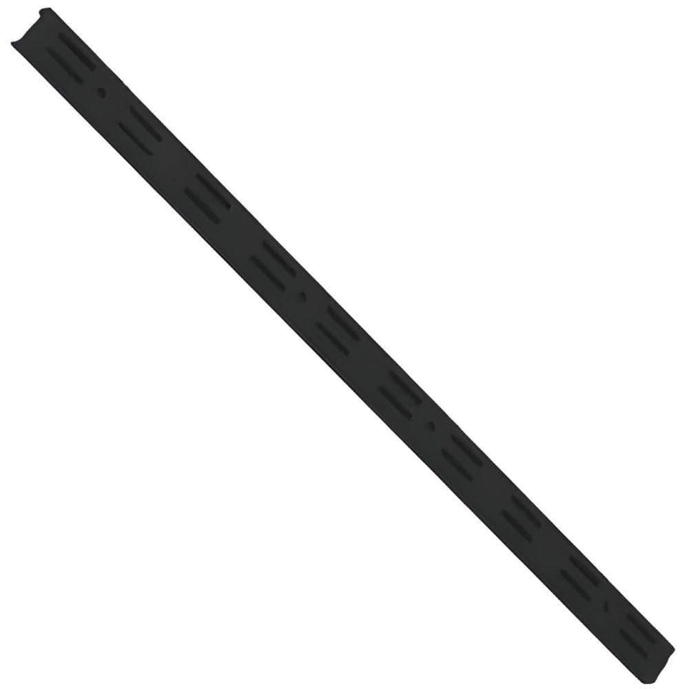 Trilho Duplo Em Aço 200cm Preto - Td-200-pr - Multivisão