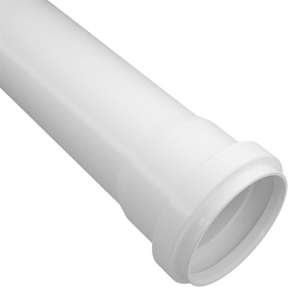 Tubo Para Esgoto Sn 4”” 100mm 6 Metros - 11001001 - Fortlev Tubo Esgoto 100mmx6m Serie Normal