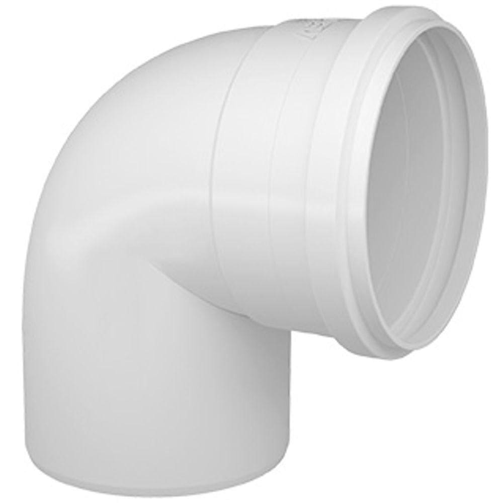 Joelho 90 Esgoto Serie Normal 75mm - 11130751 - Fortlev Joelho 90 Esgoto 75mm Serie Normal