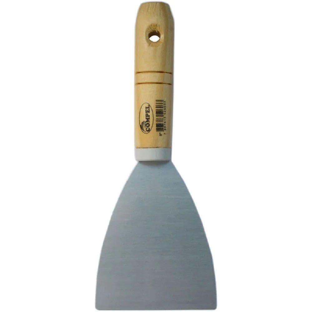 Espátula Em Aço Temperado Com Cabo De Madeira 8 Cm - 0.2603 - Compel