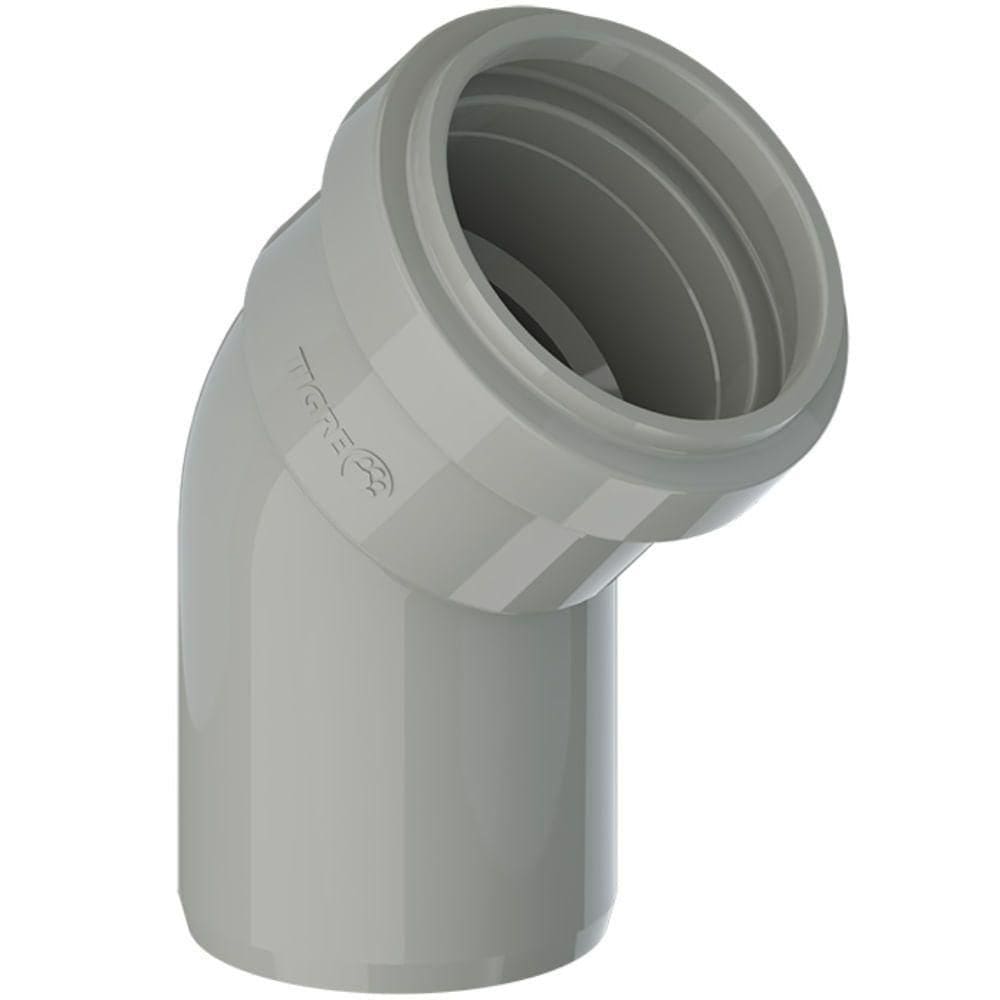 Suporte Joelho De Pvc 45° Série Reforçada Dn 100 - 26751500 - Tigre Joelho 45º Serie R Dn 100 Cb - 26751500 - Tigre