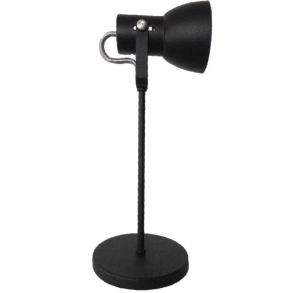Luminária De Mesa Preto - Lm110-pt - Kin
