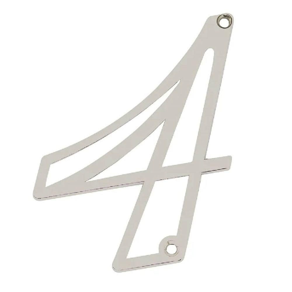 Número Residencial Em Zamak Niquelado 4 - 95721 - Silvana