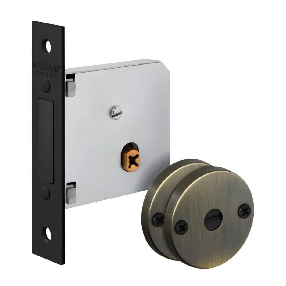 Super Trava Quadrichave 40mm Antique - 916 - Lockwell Super Trava 40mm Antique - 916 - Lockwell