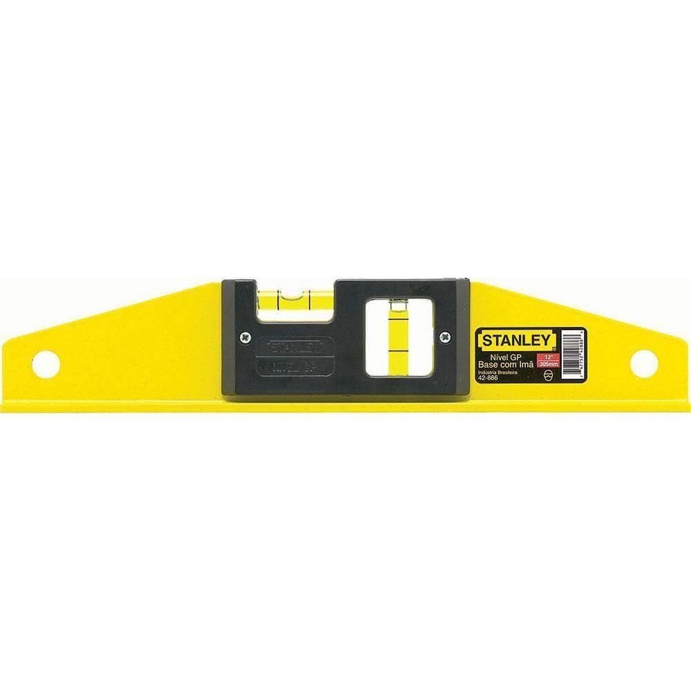 Nível De Alumínio Gp Base Magnético 14”” - 42-887s - Stanley Nivel Gp Base Magnetica 14” Stanley 42-887s