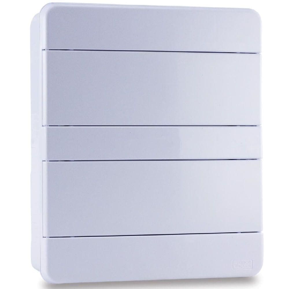 Quadro De Distribuição De Embutir 24 Disjuntores Din Com Barramento - 600300026 - Forceline