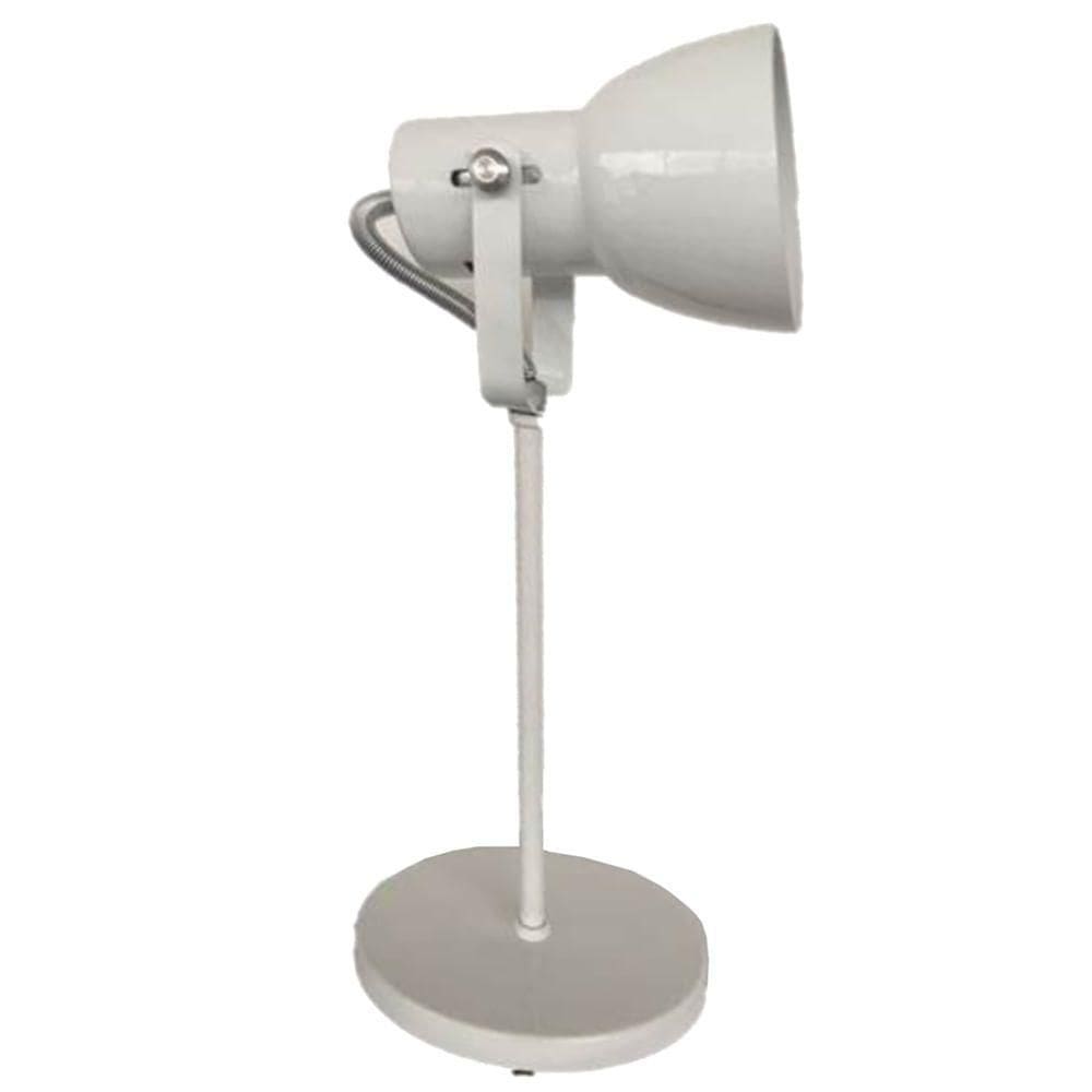 Luminária De Mesa Branca - Lm110-bc - Kin
