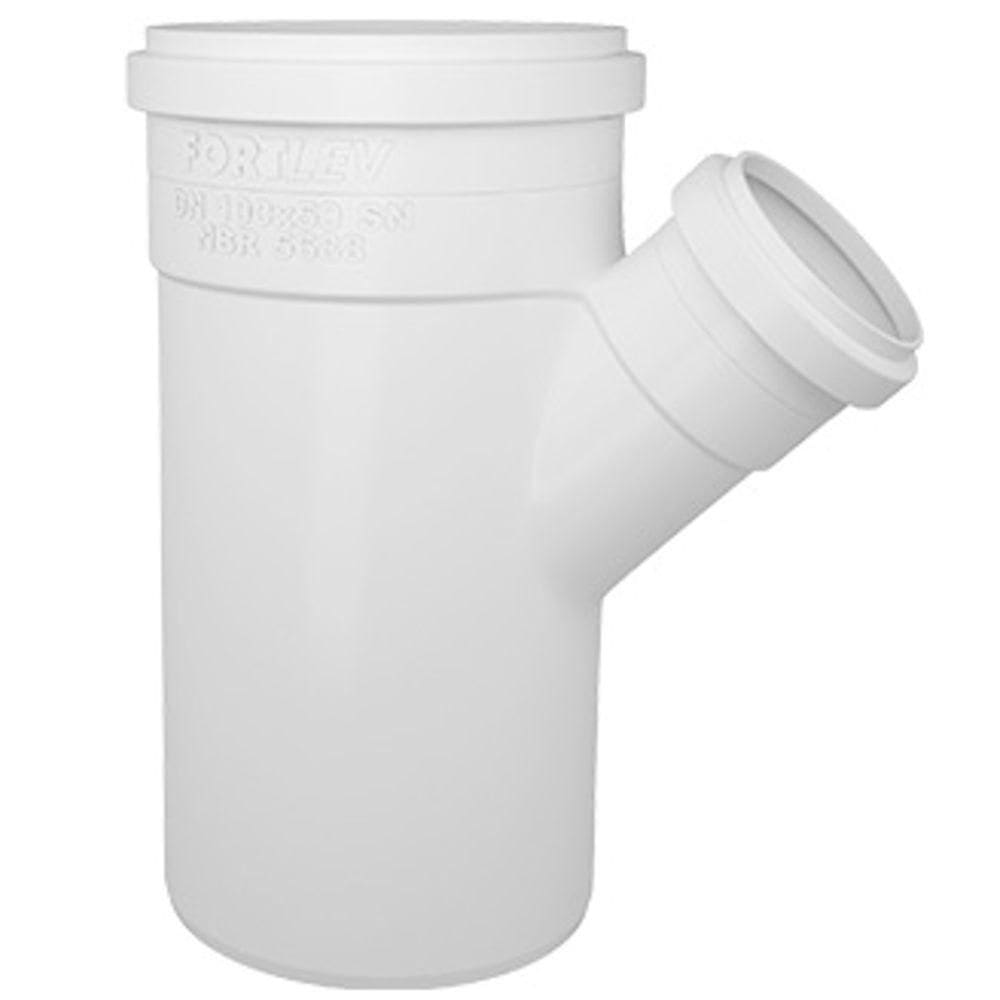 Junção De Redução Esgoto Sn 100x50 - 11161059 - Fortlev Juncao Reducao Esgoto Sn 100x50