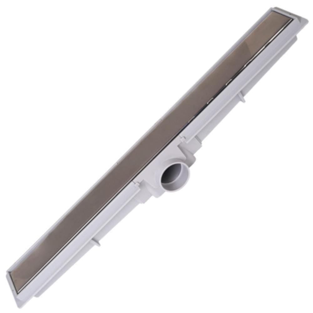 Ralo Linear Com Grelha Em Inox Luxo 5cm X 50cm - 1445 - Estrela Ralo Linear Luxo 5x50cm C-grelha Inox