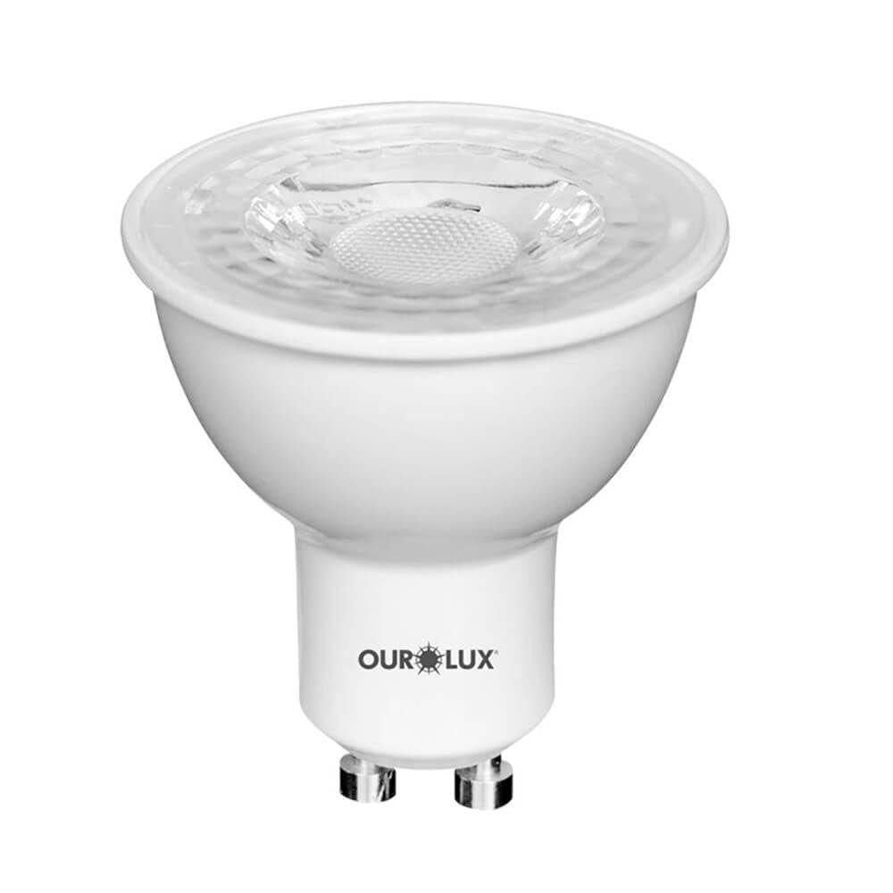 Lâmpada Superled Mr16 Gu10 De 4 Watts E 2700k - 20077 - Ourolux Lâmpada Superled Gu10 4w Bivolts 2700k - 20077 - Ourolux