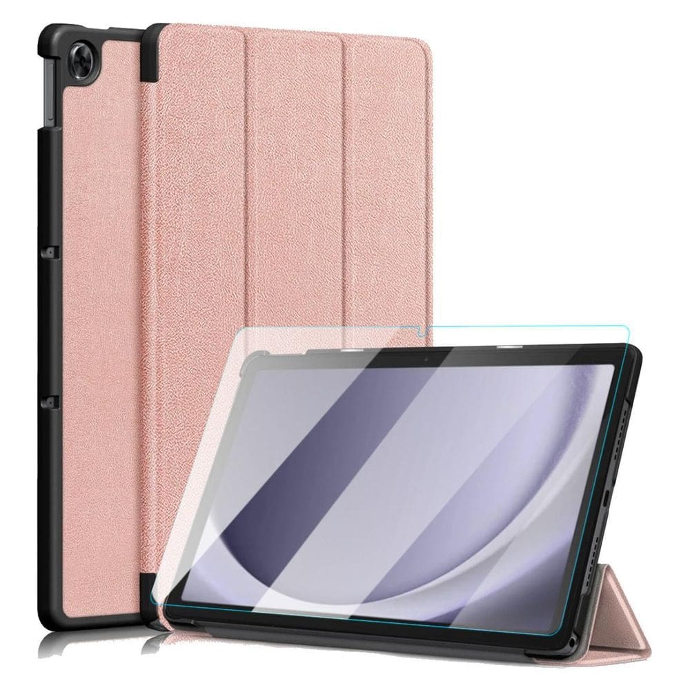 Kit Case Couro + Vidro Para Para Tablet Samsung A9+ 11 X210