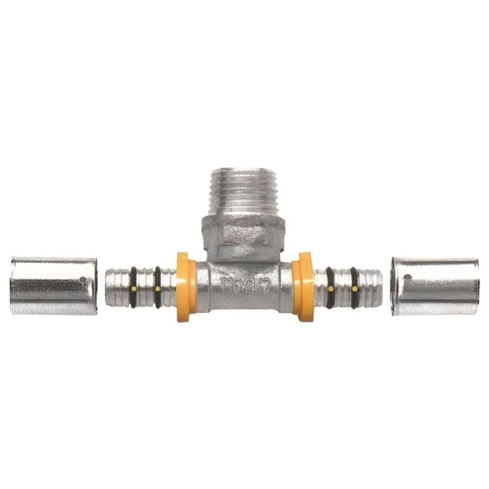 Tê Com Saída Rosca Macho 16mm 1-2”” - Gsm-1612 - Astra Te Com Saída Rosca Macho 16mm 1-2” - Gsm-1612 - Astra