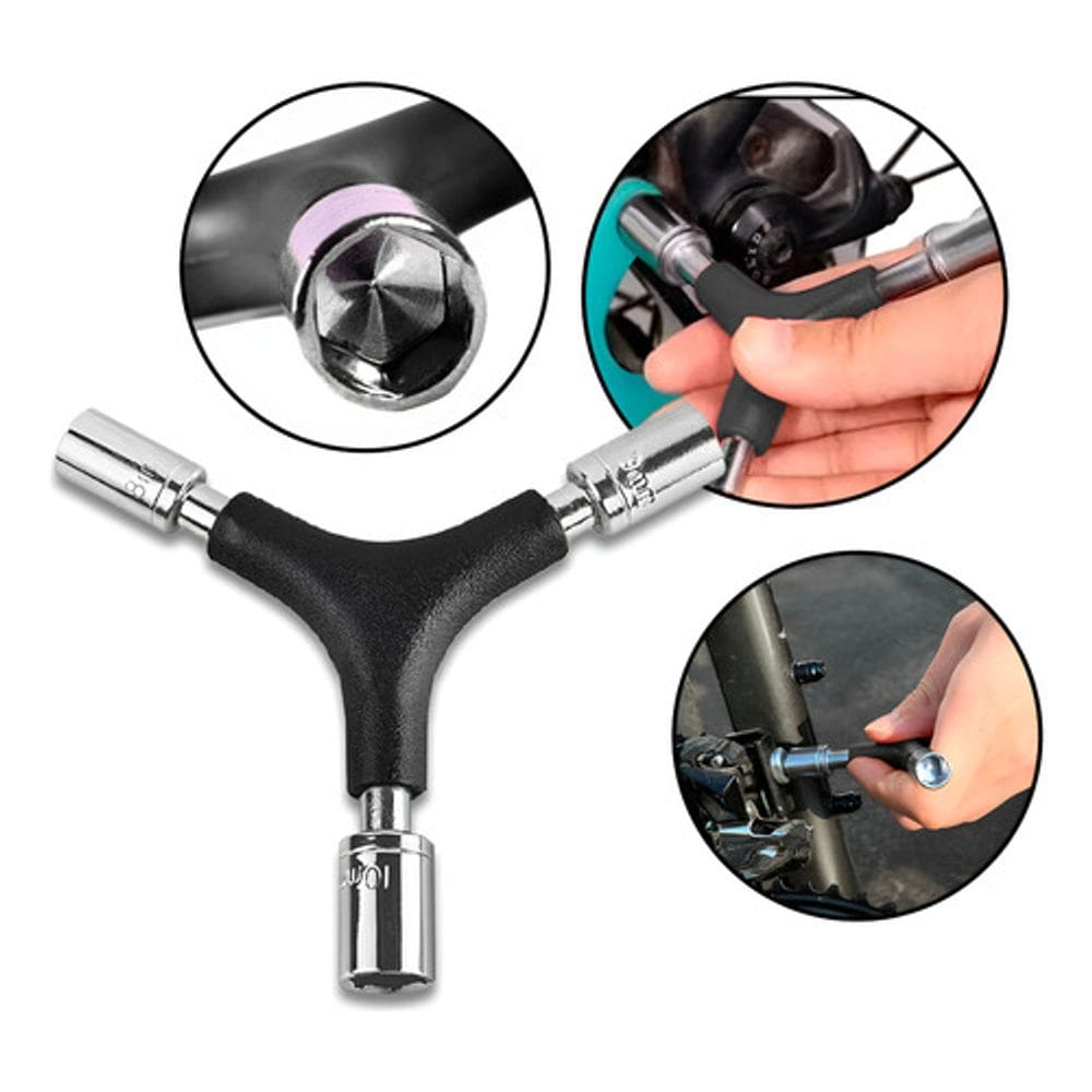 Chave Sextavada Hexagonal 3 Em 1 Multiuso Compacta para Manutenção