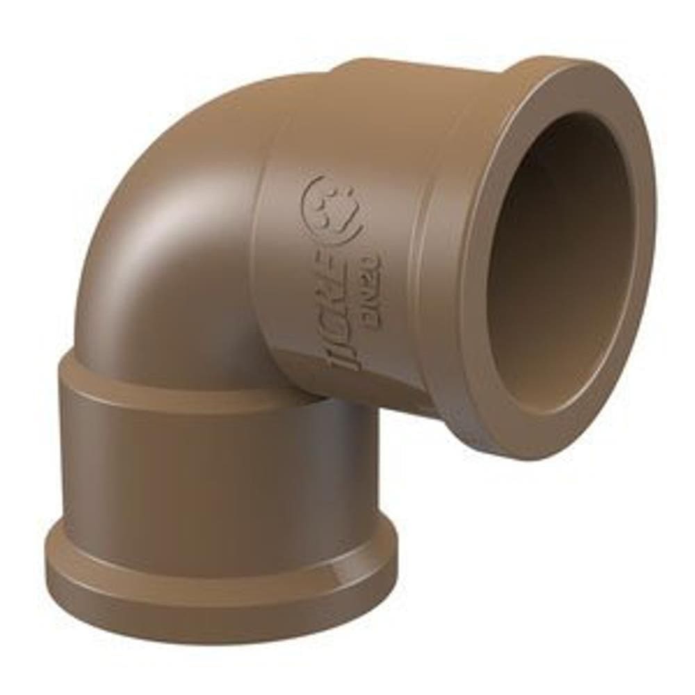 Joelho 90° Graus Soldável 75mm - 22150758 - Tigre Joelho 90graus Sold.75 Tigre 22150758