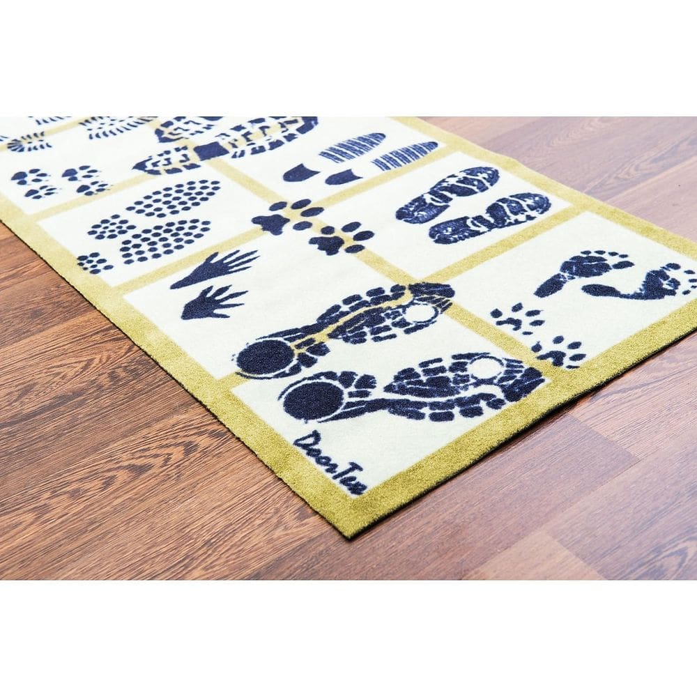 Tapete Floortex P-Tex Indoor Runner Mat 51 x 140 cm com estampa de sapatos