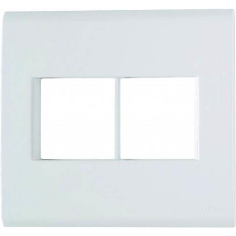 Placa Com 4 Postos Liz 4x4 - 57106-026 - Tramontina Placa 4p Liz 4x4 Tramontina 57106-026