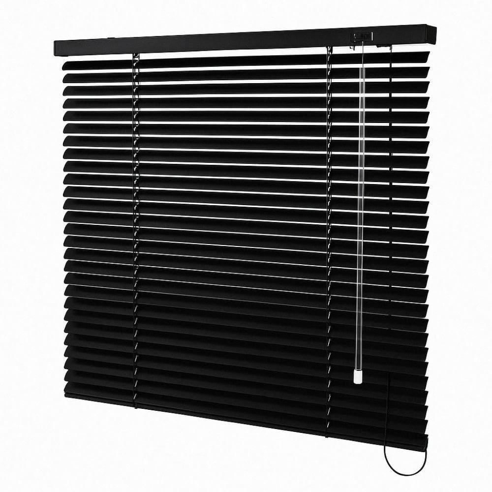 Persiana Horizontal Alumínio 25mm Preto - 2,02m X 2,25m