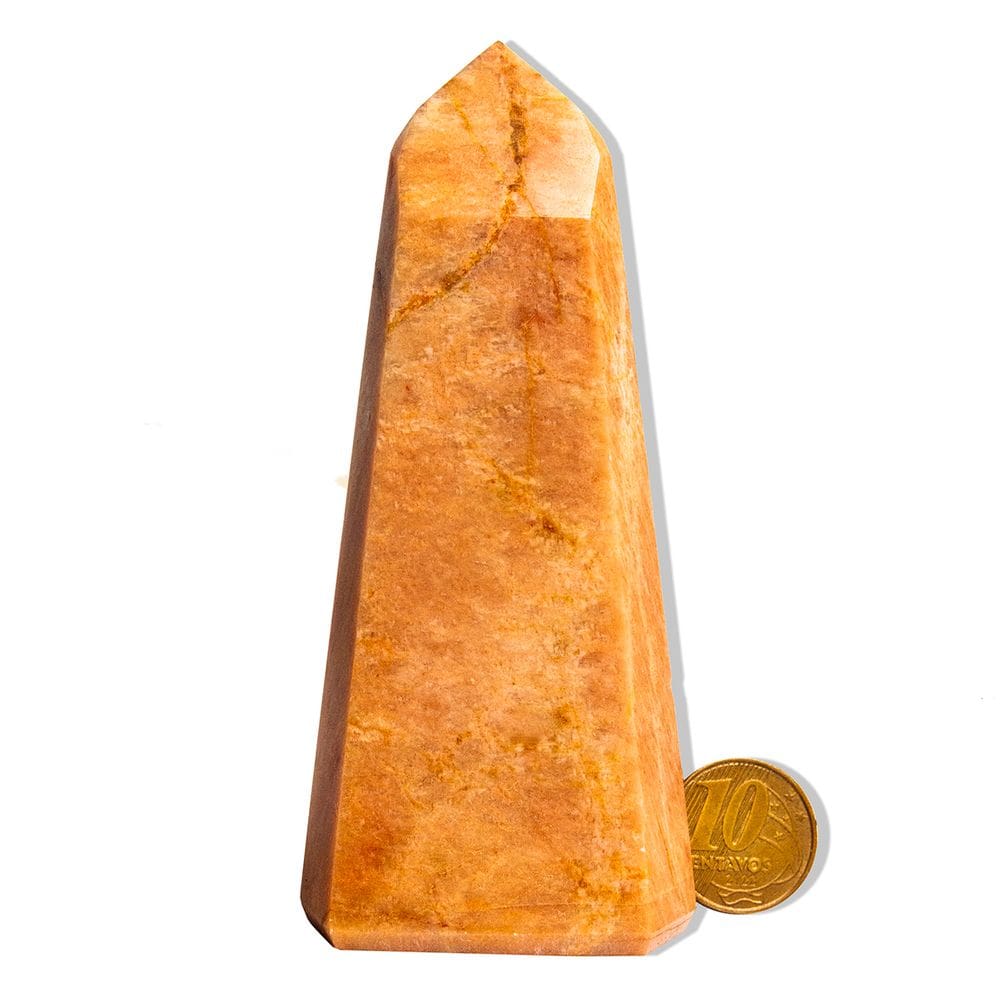 Ponta Amazonita Rosa Pedra Natural 10 a 11cm 150-250g Tipo B