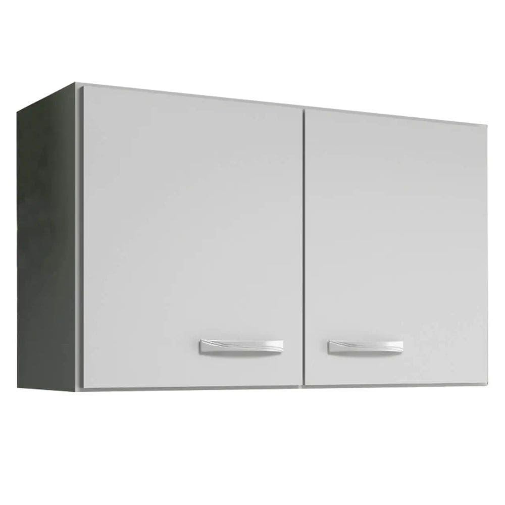 Armário Aéreo Evidencia 80cm 2 Portas Evidencia Cor Branco